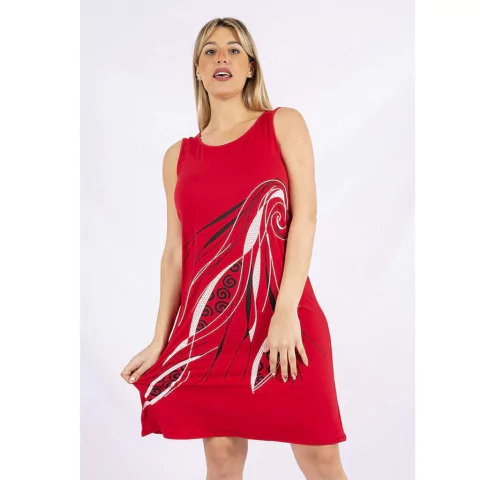 VESTIDO VIENTO SIN MANGA. ART 7010