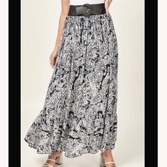 FALDA LARGA ESTAMPADA. ART 7192