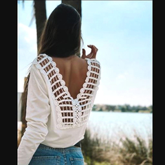 REMERA CON ENCAJE. ART 1140