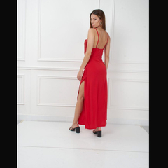 VESTIDO DE LYCRA CON LENTEJUELAS. ART 7180 - Dinastia