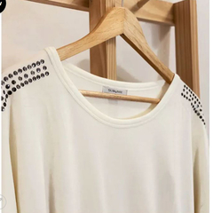 SWEATER DE LANILLA CON APLIQUES. ART 2040 - comprar online