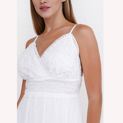 Imagen de VESTIDO DE GASA Y ENCAJE. ART 7120