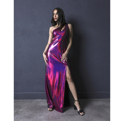 VESTIDO METALIZADO FOIL. ART 7274 en internet
