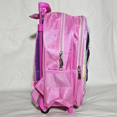MOCHILA DE JARDIN C/ CARRO PERSONAJE 3D Y LUZ. ART M65-1 - comprar online