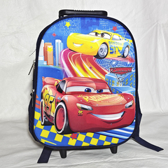 MOCHILA DE JARDIN C/ CARRO PERSONAJE 3D Y LUZ. ART M65-3