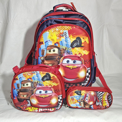 MOCHILA TRES PIEZA 3D CON CARRO. ART M67-15