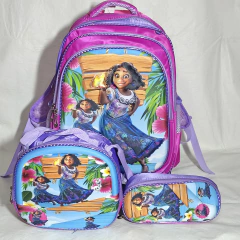 MOCHILA TRES PIEZA 3D CON CARRO. ART M67-11