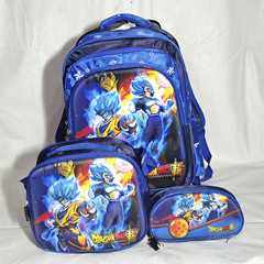 MOCHILA TRES PIEZA 3D CON CARRO. ART M67-13