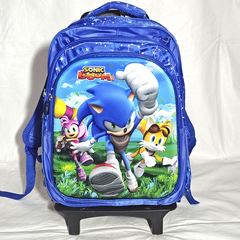 MOCHILA TRES PIEZA 3D CON CARRO. ART M67-12 - comprar online