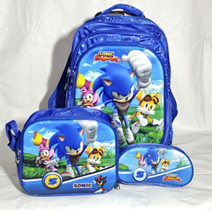 MOCHILA TRES PIEZA 3D CON CARRO. ART M67-12