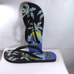 Ojota Slim Estampado Hombre Adiar