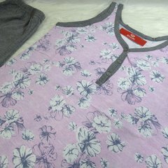 PIJAMA ESTAMPA DE FLORES. ART 4022 - comprar online