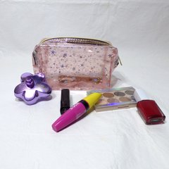 PORTA COSMÉTICO TRANSPARENTE CON ESTRELLAS. ART. PC03 - tienda online