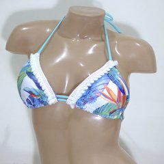 CORPIÑO TRIÁNGULO CON LENTEJUELAS Y POMPONES. ART C101 - Dinastia