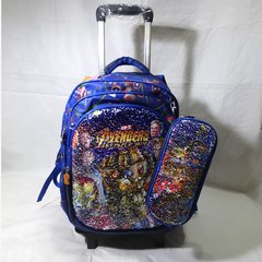MOCHILA DOS PIEZAS CON CARRO Y LUZ. ART M20-1 en internet