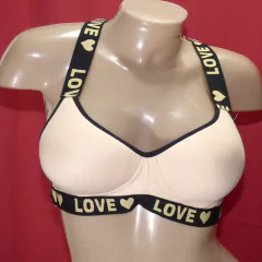 CORPIÑO DEPORTIVO CON DETALLE DE ENCAJE. ART 7804 - tienda online
