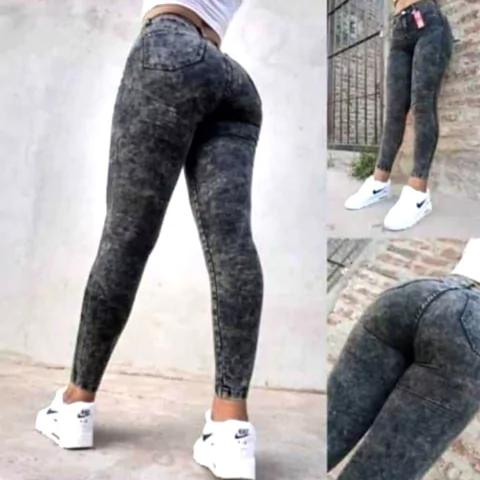 JEANS ELASTIZADO NEVADO. ART 4089