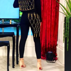 JEANS ELASTIZADO CON CADENA. ART 4094