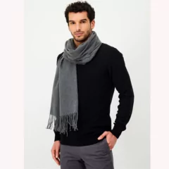 BUFANDA GRUESA DE HOMBRE LISA. ART AC14 - comprar online