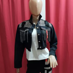CAMPERA MOM CON TACHAS. ART 3055