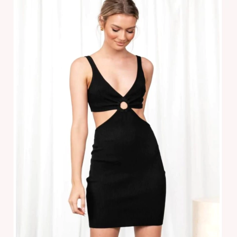 VESTIDO DE MORLEY CON ARO. ART 7087