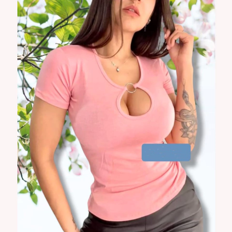 REMERA DE MODAL CON ARO. ART 1573 - comprar online