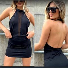 VESTIDO DE LYCRA CON TUL. ART 7103 en internet