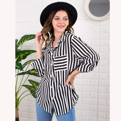 CAMISA DE FIBRANA 3/4 . ART 6020