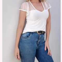 REMERA MANGAS DE TUL. ART 1638