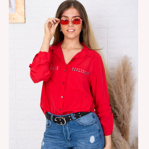 CAMISA DE FIBRANA 3/4 . ART 6028