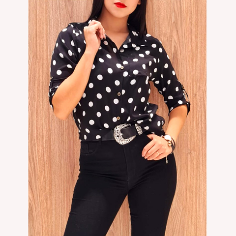CAMISA DE FIBRANA 3/4 . ART 6030