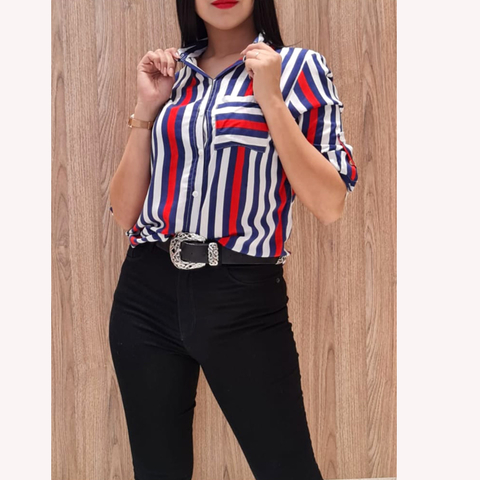 CAMISA DE FIBRANA 3/4 . ART 6026