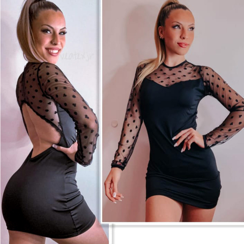 VESTIDO CON BRODERY Y TUL. ART 7151