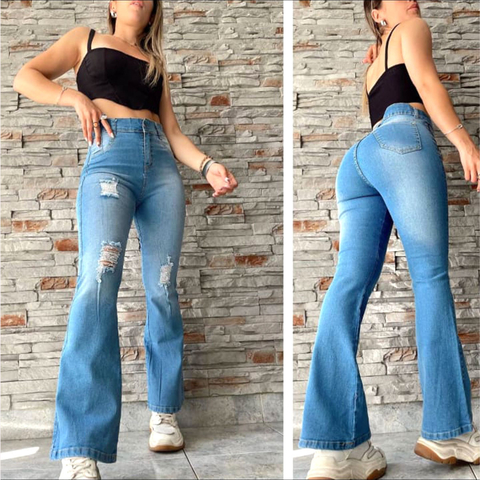 JEANS ELASTIZADO OXFORD . ART 4164