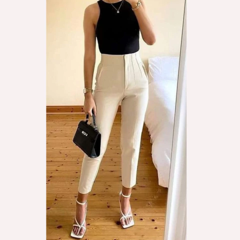 PANTALON DE BENGALINA CON PINZAS. ART 5053