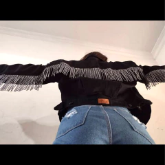 CAMPERA DE JEANS MOM CON STRASS. ART 3090 - comprar online