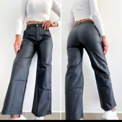 PANTALON WIDE LEG ENGOMADO . ART 5049