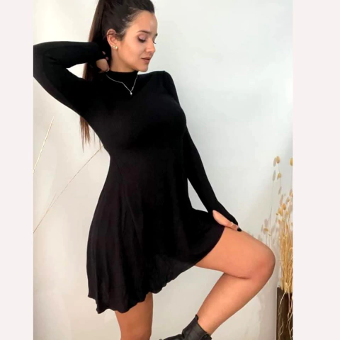 VESTIDO DE LANILLA. ART 7056