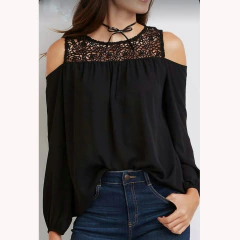 REMERA DE MODAL CON PUNTILLA. ART 1165
