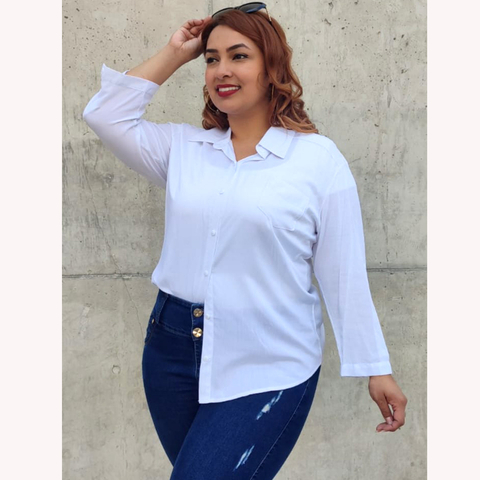CAMISA DE FIBRANA 3/4. ART 6050