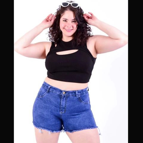 SHORTS DE JEANS AZUL NEVADO. ART 4570