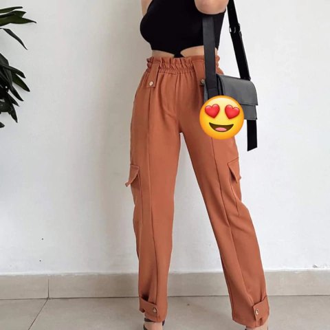 PANTALON RECTO DE CREPE. ART 5077 - comprar online