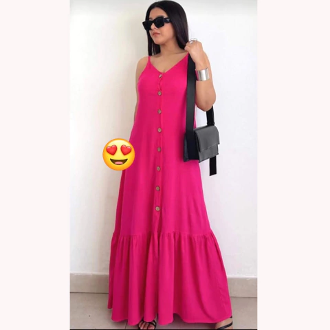 VESTIDO DE LINO. ART 7237