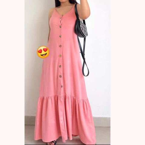 VESTIDO DE LINO. ART 7237