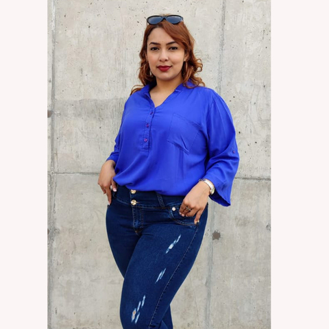 CAMISA DE FIBRANA 3/4. ART 6052