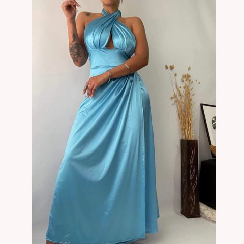 VESTIDO DE SATEN. ART 7241