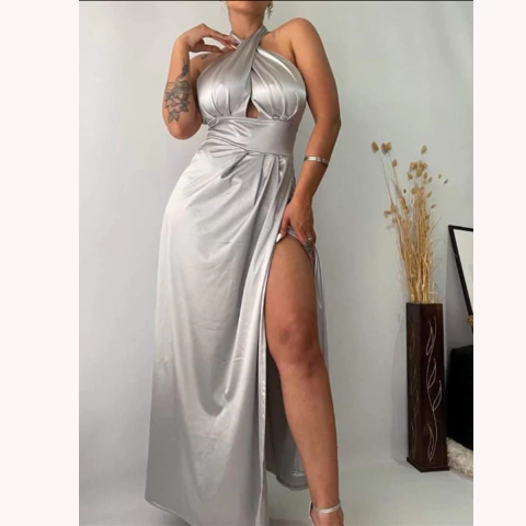 VESTIDO DE SATEN. ART 7241