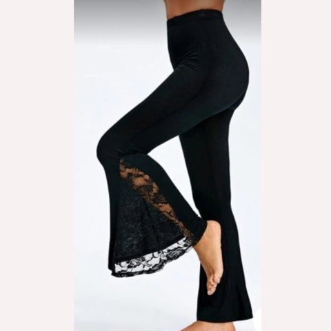 PALAZZO DE MODAL CON ENCAJE. ART 5106