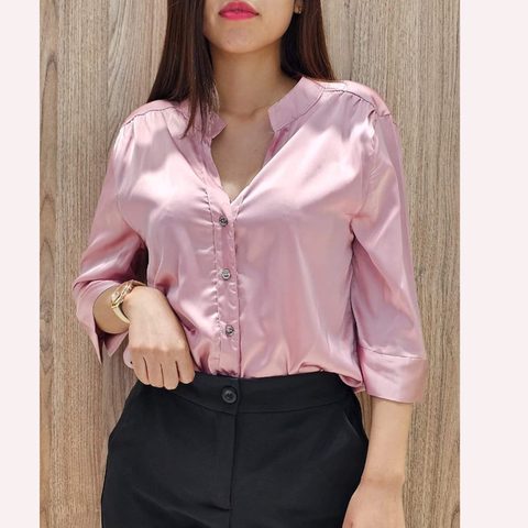 CAMISA DE SATEN. ART 6056