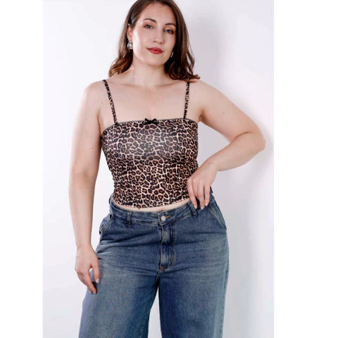 TOP DE LYCRA ANIMAL PRINT. ART 9088